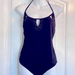 Victoria’s Secret Black 1 Piece Swimsuit size Medium